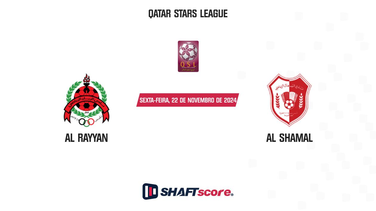 Palpite: Al Rayyan vs Al Shamal