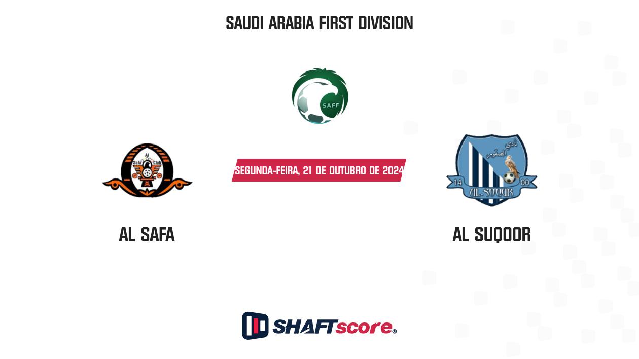 Palpite: Al Safa vs Al Suqoor