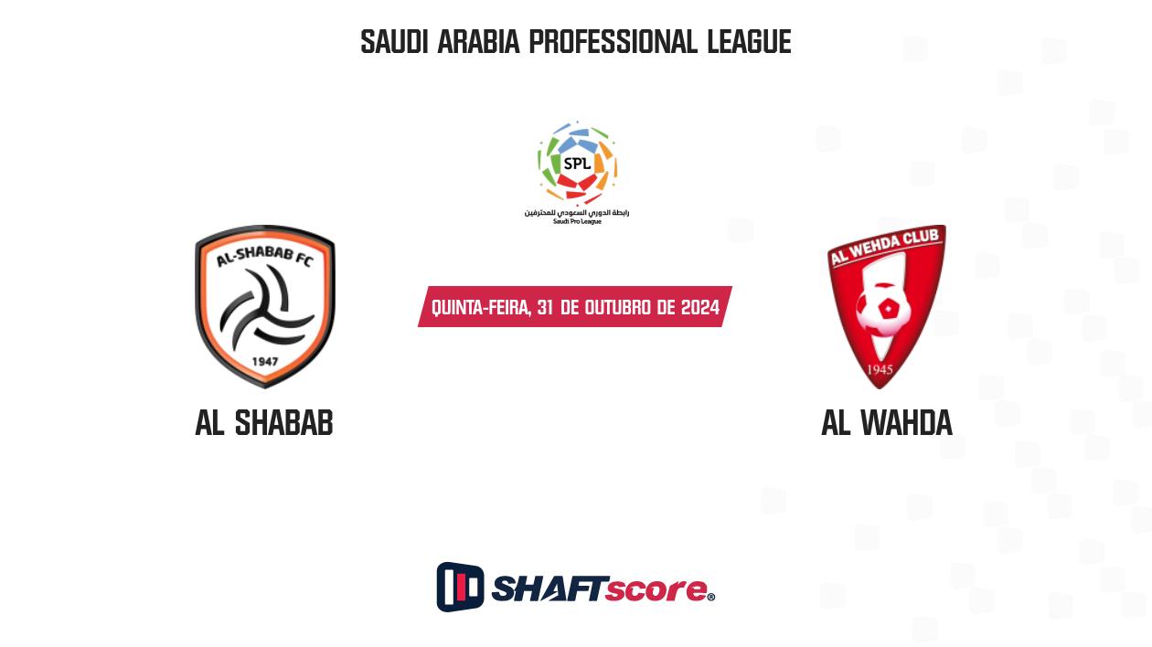 Palpite: Al Shabab vs Al Wahda