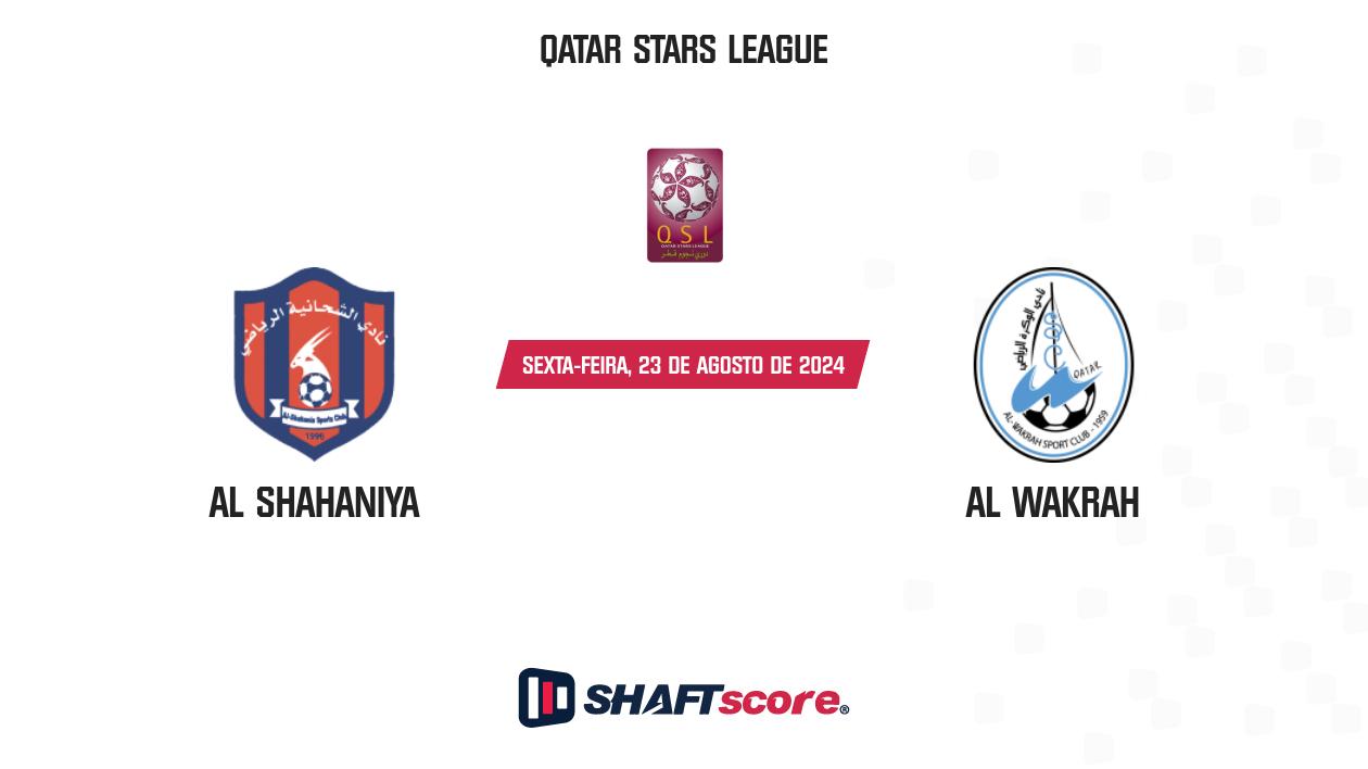 Palpite: Al Shahaniya vs Al Wakrah