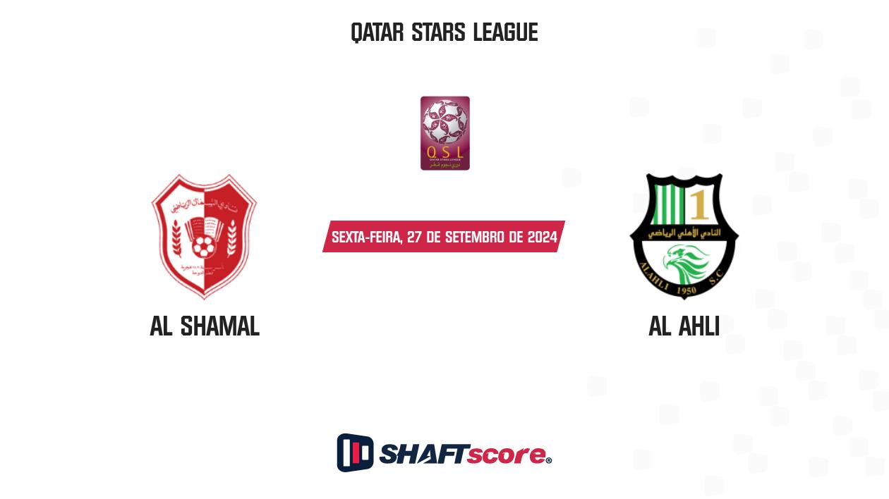 Palpite: Al Shamal vs Al Ahli