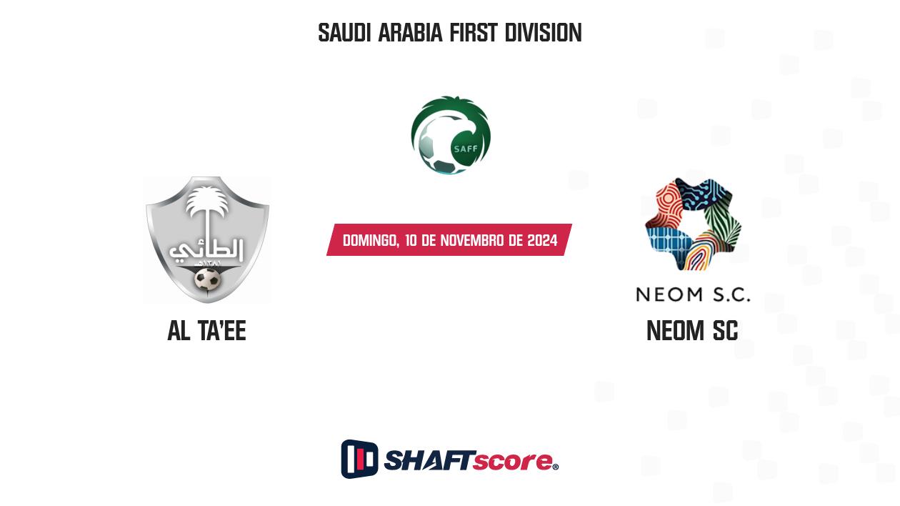 Palpite: Al Ta'ee vs Neom SC