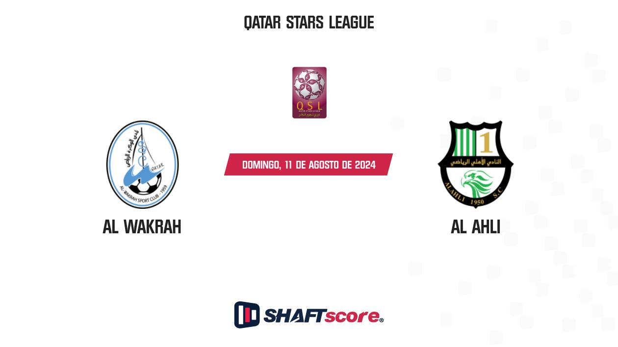 Palpite: Al Wakrah vs Al Ahli