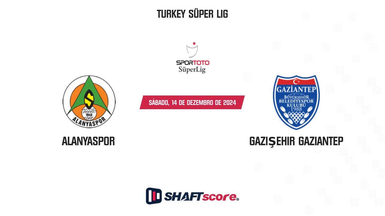 Palpite: Alanyaspor vs Gazişehir Gaziantep