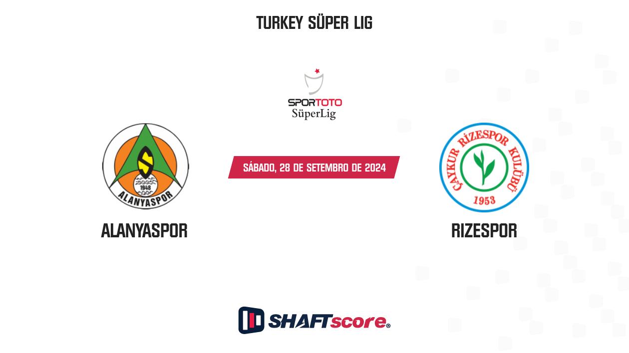 Palpite: Alanyaspor vs Rizespor