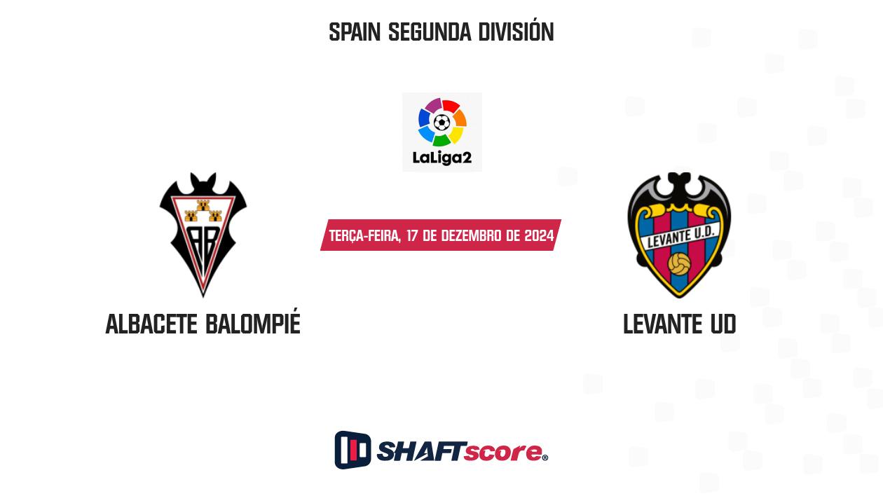 Palpite: Albacete Balompié vs Levante UD