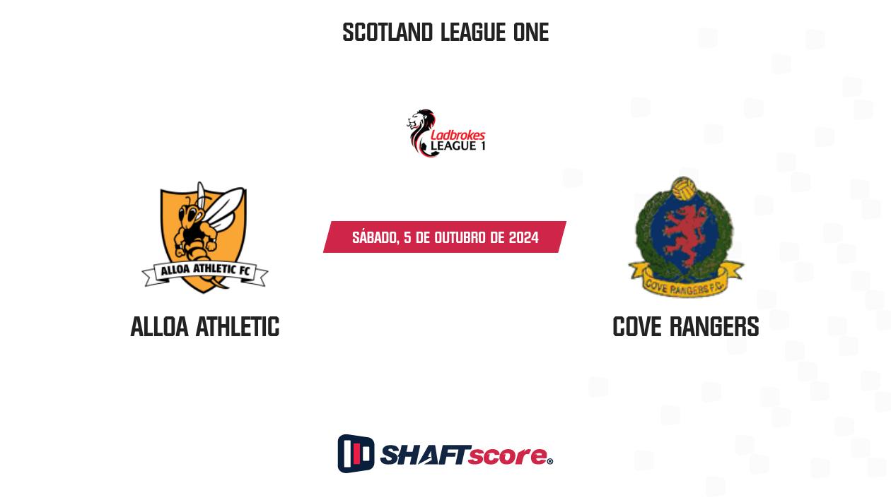 Palpite: Alloa Athletic vs Cove Rangers