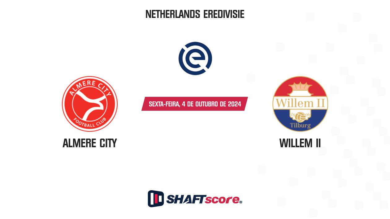 Palpite: Almere City vs Willem II