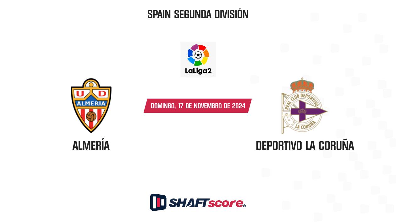 Palpite: Almería vs Deportivo La Coruña