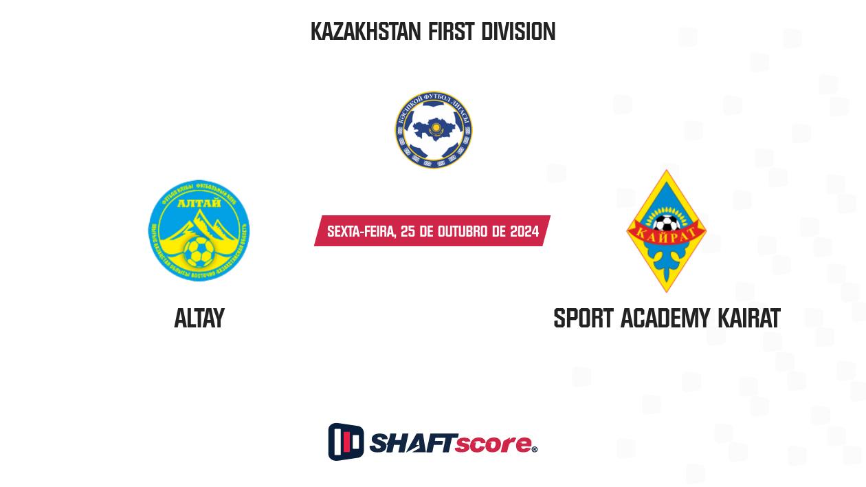 Palpite: Altay vs Sport Academy Kairat