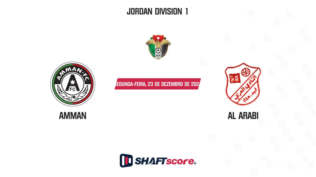 Palpite: Amman vs Al Arabi