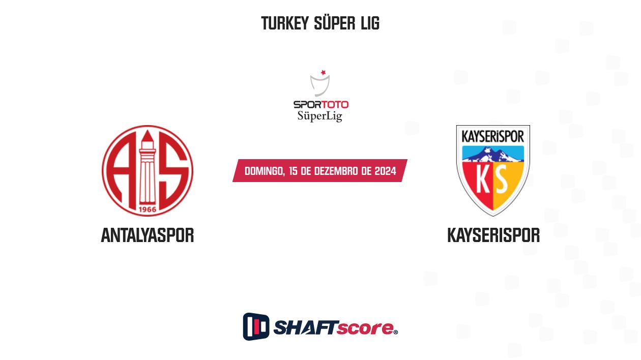 Palpite: Antalyaspor vs Kayserispor