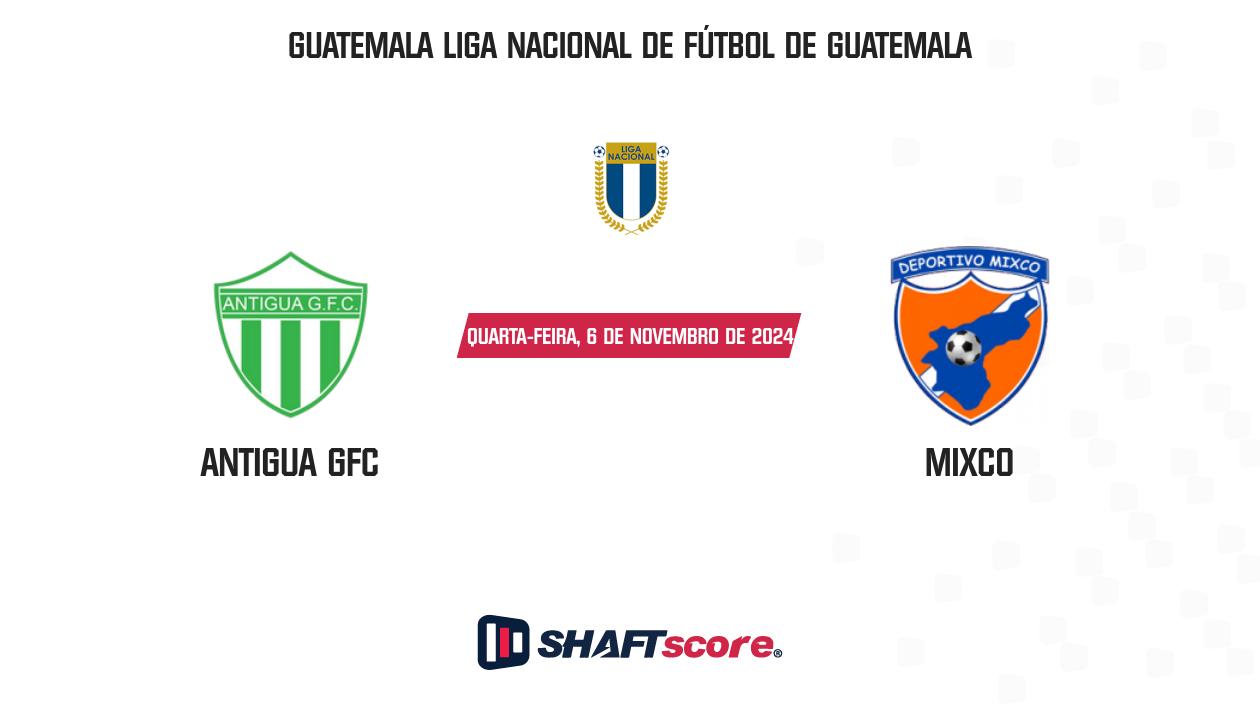 Palpite: Antigua GFC vs Mixco