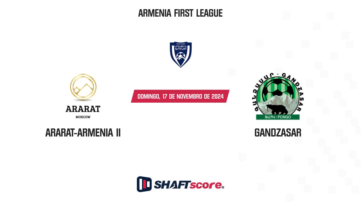 Palpite: Ararat-Armenia II vs Gandzasar