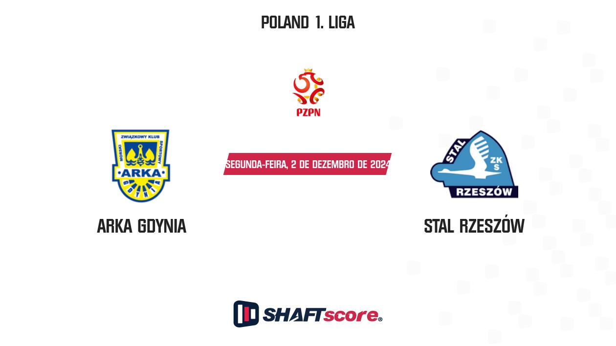 Palpite: Arka Gdynia vs Stal Rzeszów