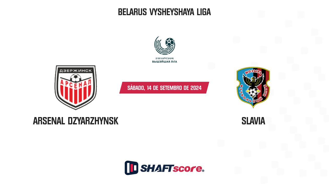 Palpite: Arsenal Dzyarzhynsk vs Slavia