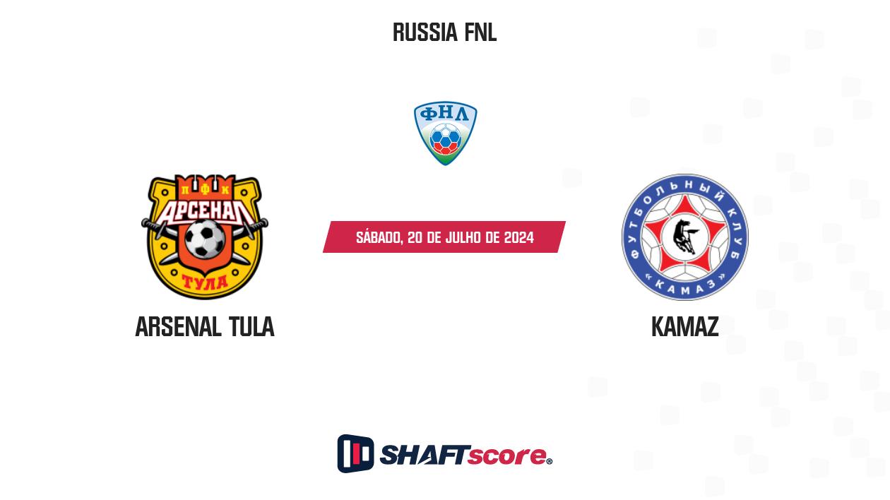 Palpite: Arsenal Tula vs KAMAZ