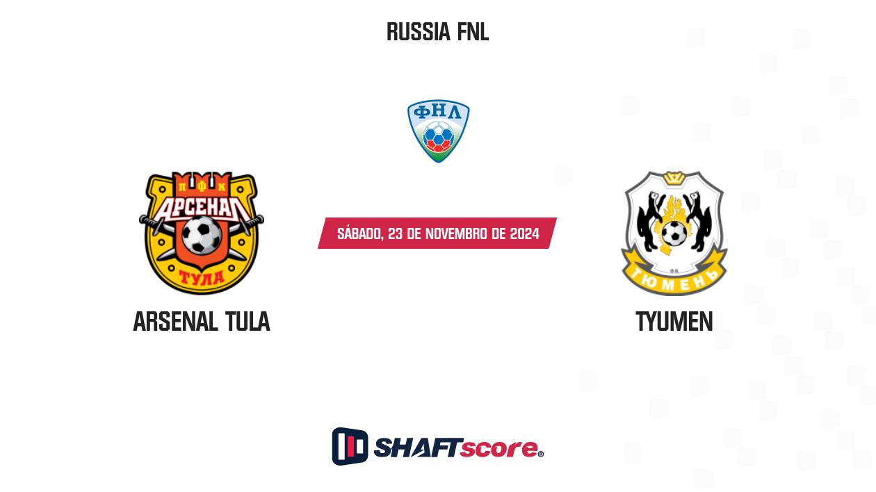 Palpite: Arsenal Tula vs Tyumen