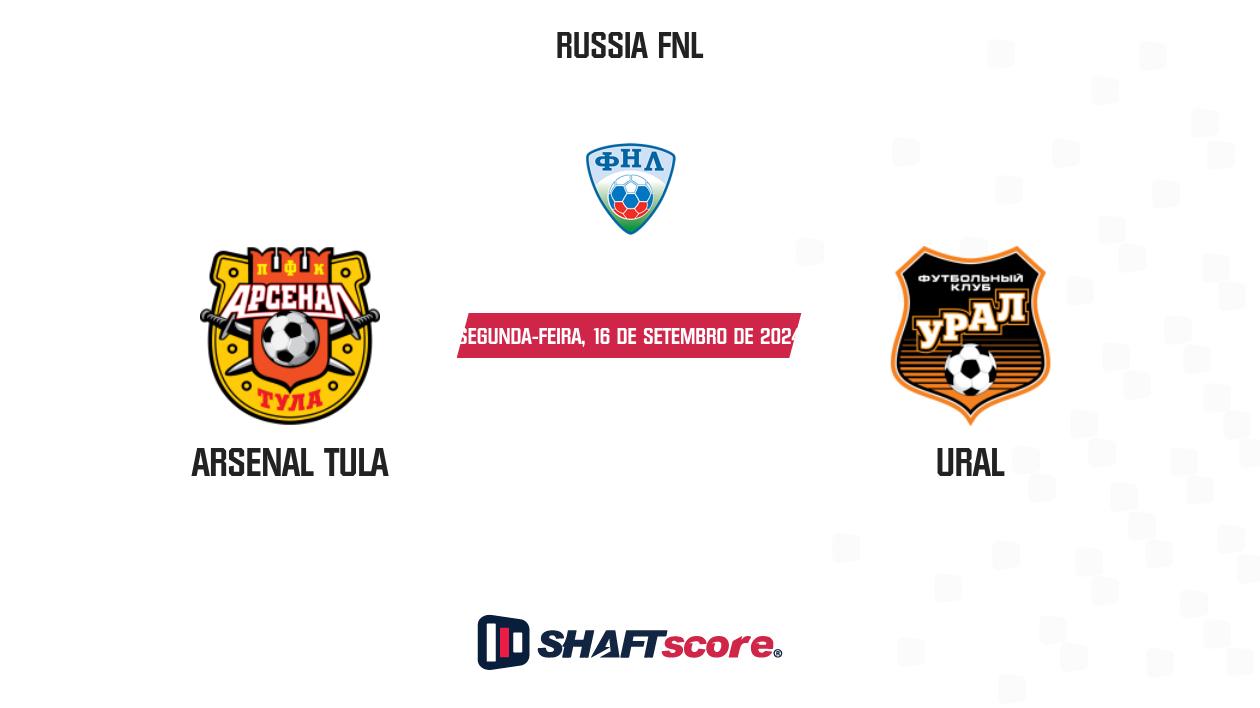 Palpite: Arsenal Tula vs Ural