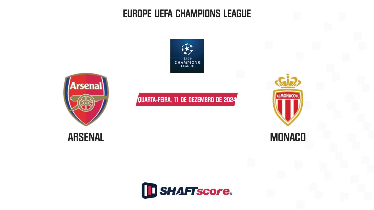 Palpite: Arsenal vs Monaco