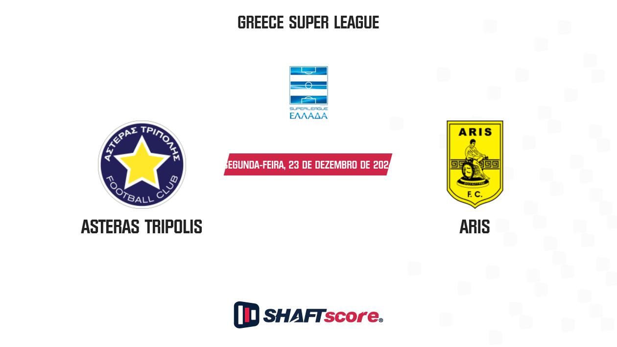 Palpite: Asteras Tripolis vs Aris