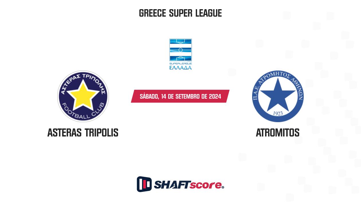 Palpite: Asteras Tripolis vs Atromitos