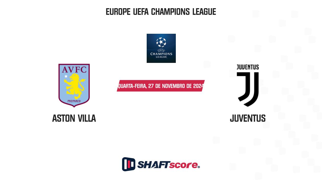 Palpite: Aston Villa vs Juventus