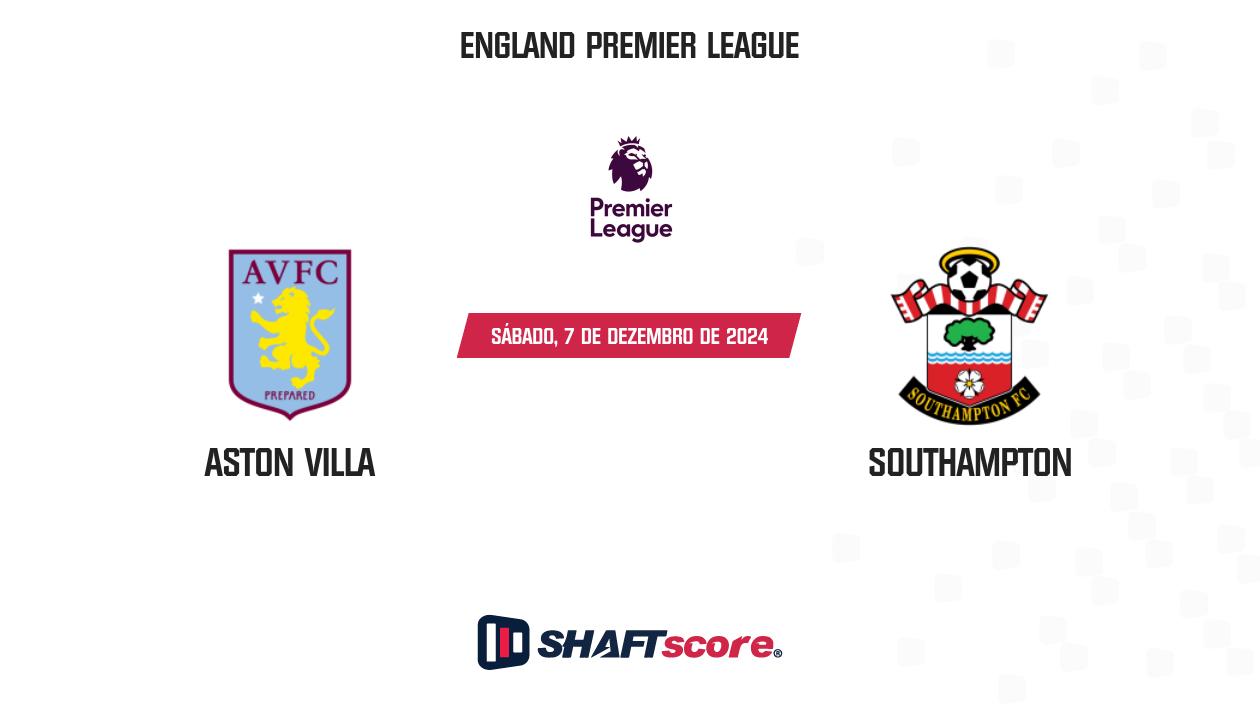 Palpite: Aston Villa vs Southampton