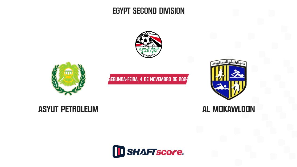 Palpite: Asyut Petroleum vs Al Mokawloon