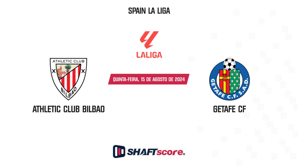 Palpite: Athletic Club Bilbao vs Getafe CF