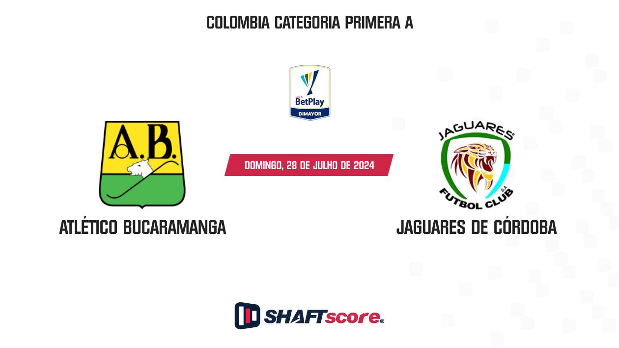 Palpite: Atlético Bucaramanga vs Jaguares de Córdoba