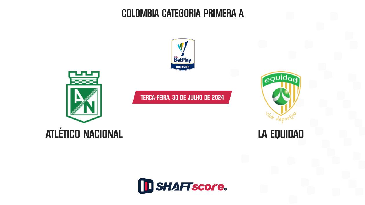 Palpite: Atlético Nacional vs La Equidad