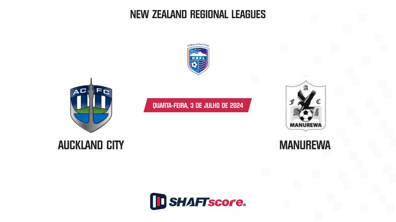 Palpite: Auckland City vs Manurewa