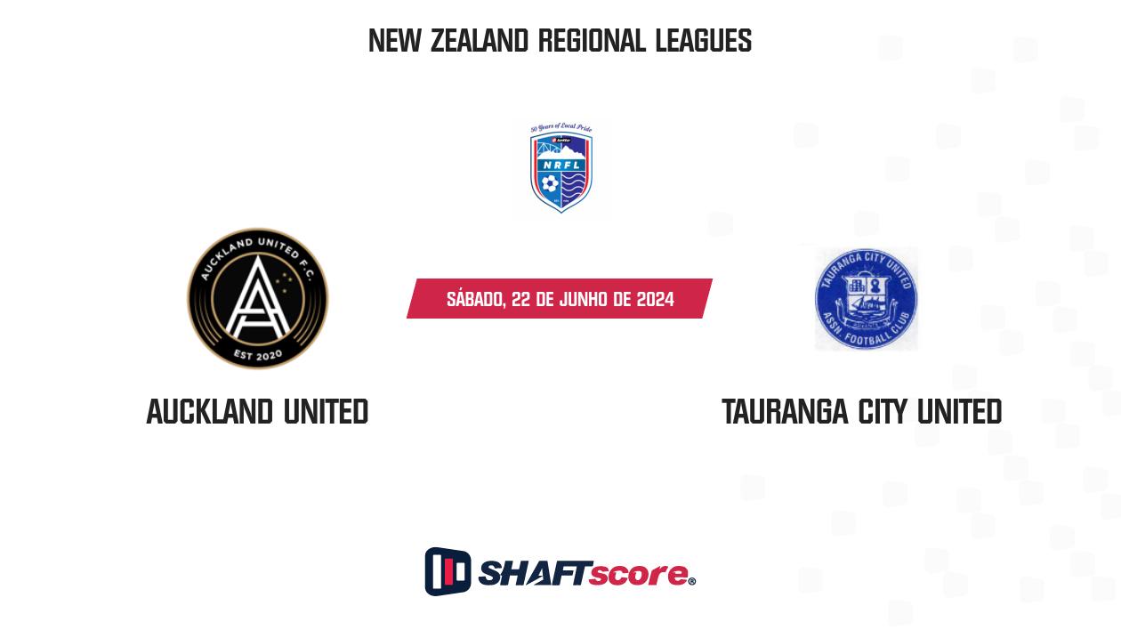 Palpite: Auckland United vs Tauranga City United