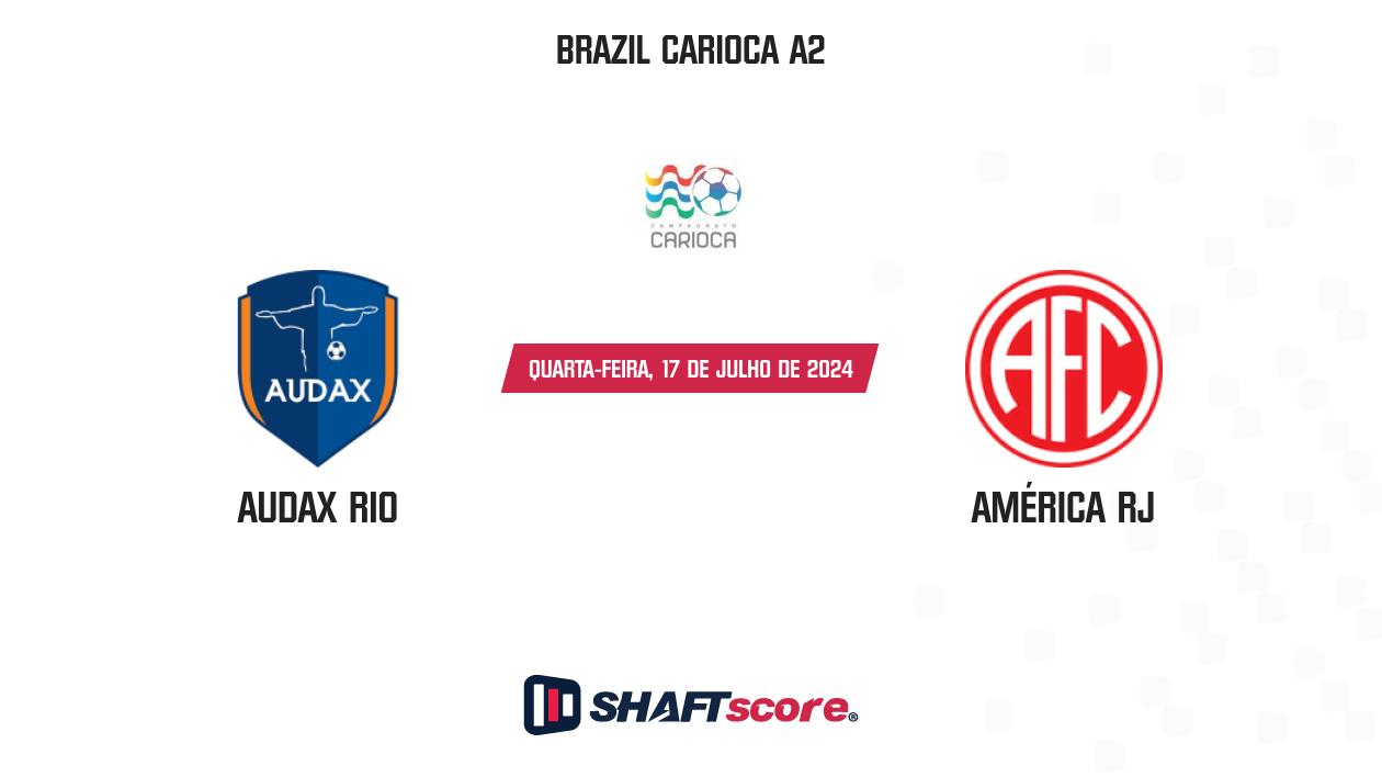 Palpite: Audax Rio vs América RJ