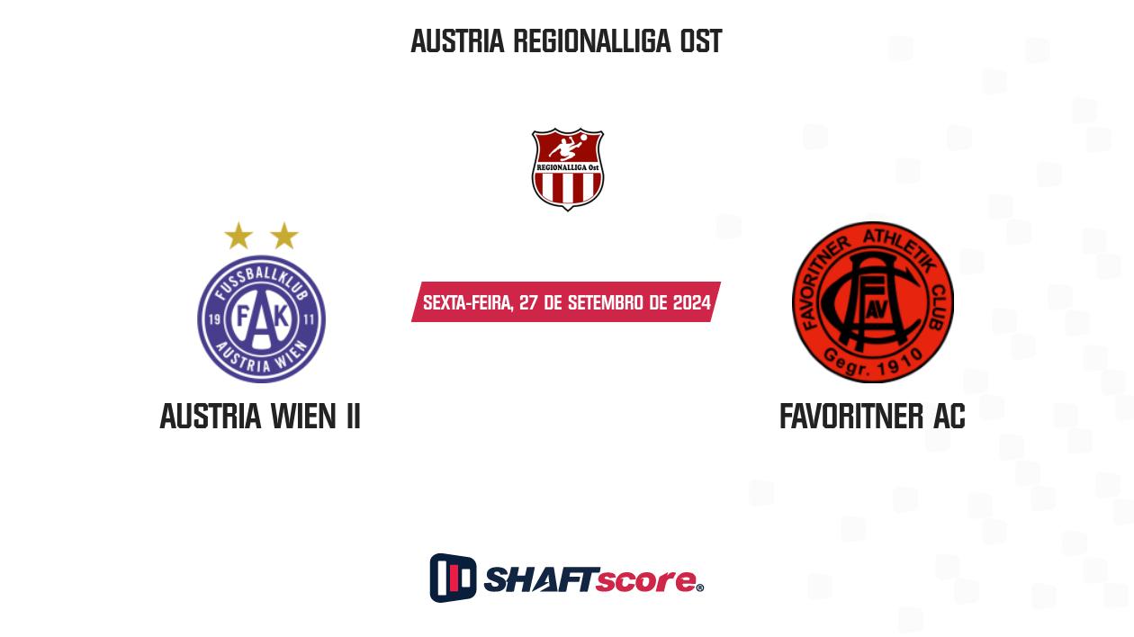 Palpite: Austria Wien II vs Favoritner AC