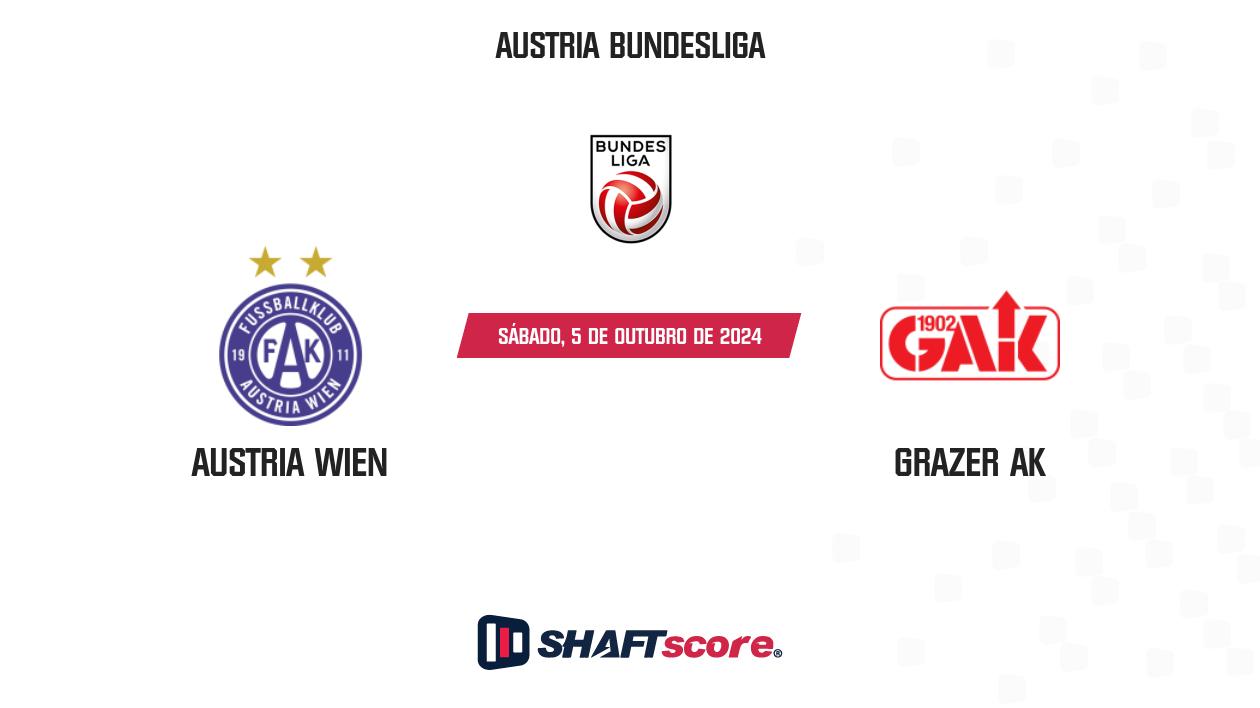 Palpite: Austria Wien vs Grazer AK