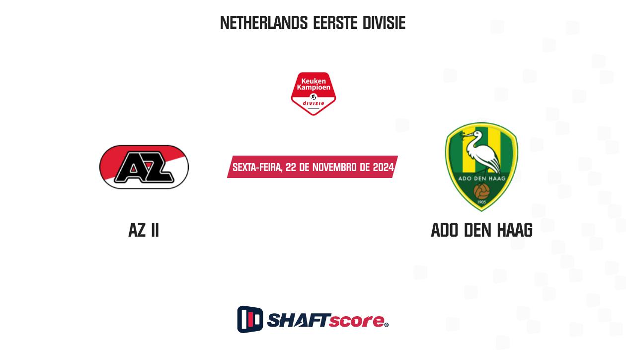 Palpite: AZ II vs ADO Den Haag