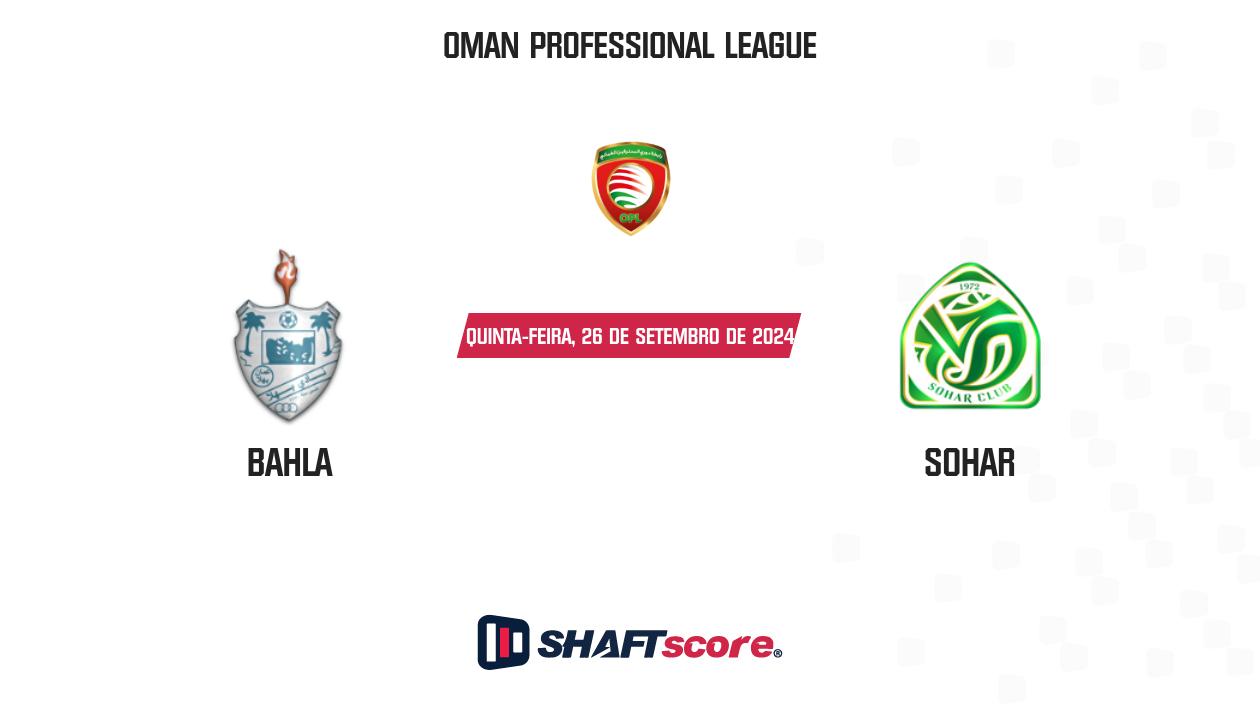 Palpite: Bahla vs Sohar