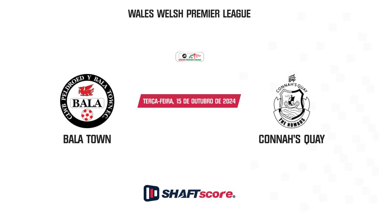 Palpite: Bala Town vs Connah's Quay