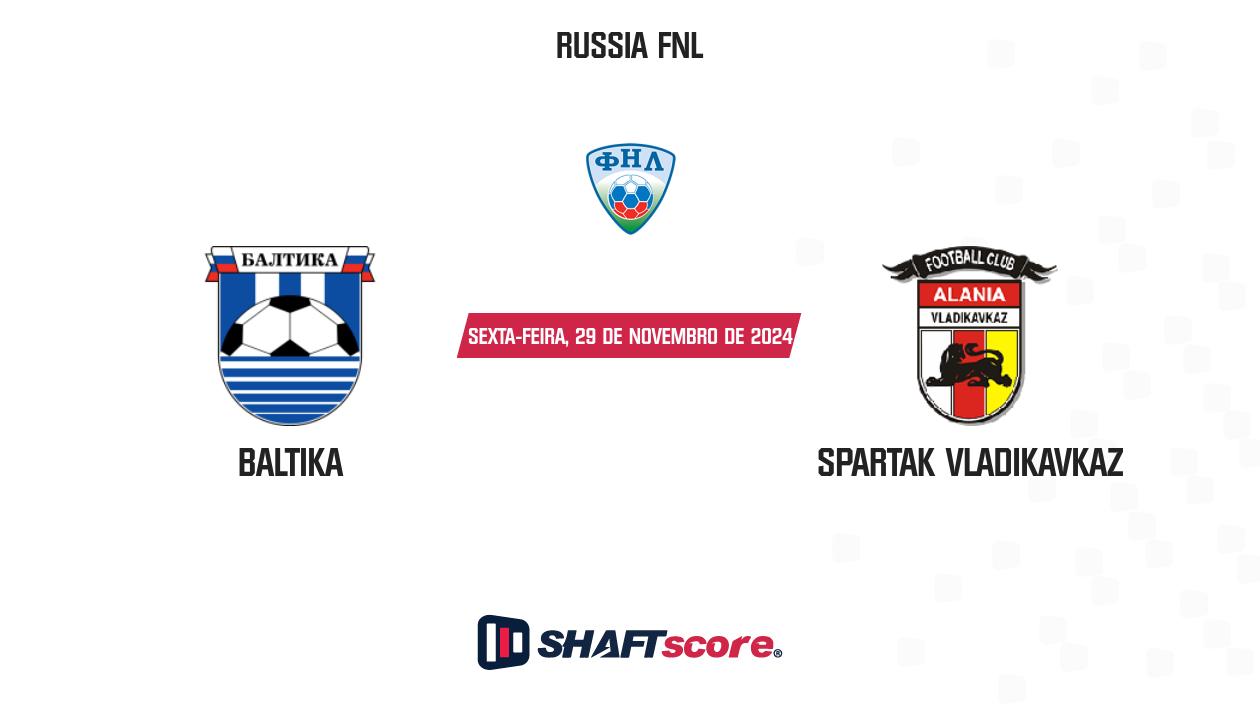 Palpite: Baltika vs Spartak Vladikavkaz