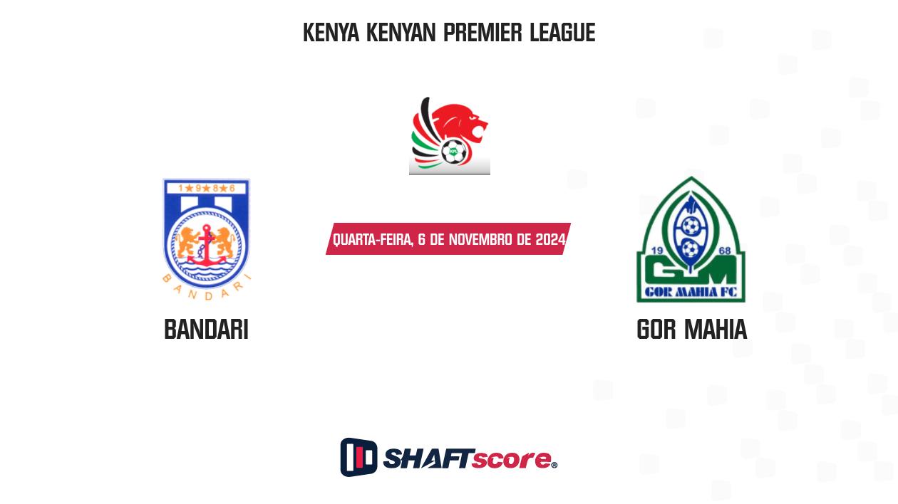 Palpite: Bandari vs Gor Mahia