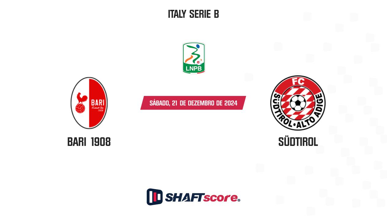 Palpite: Bari 1908 vs Südtirol