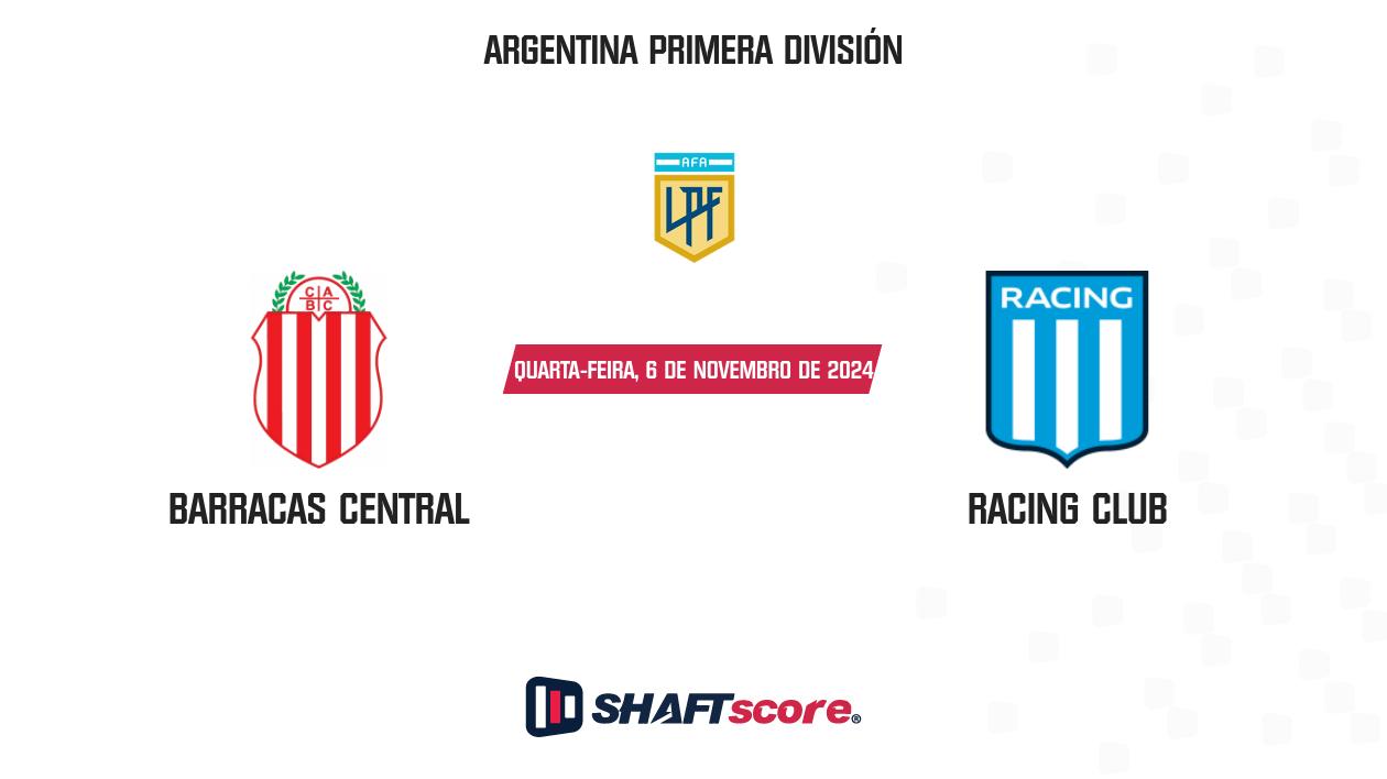 Palpite: Barracas Central vs Racing Club