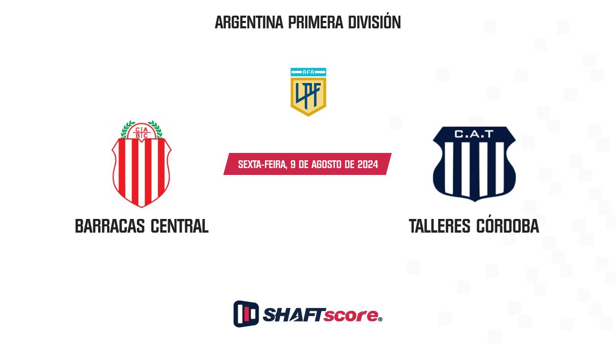 Palpite: Barracas Central vs Talleres Córdoba