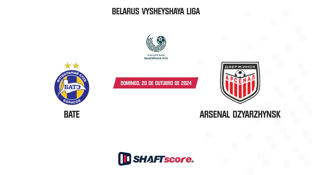 Palpite: BATE vs Arsenal Dzyarzhynsk