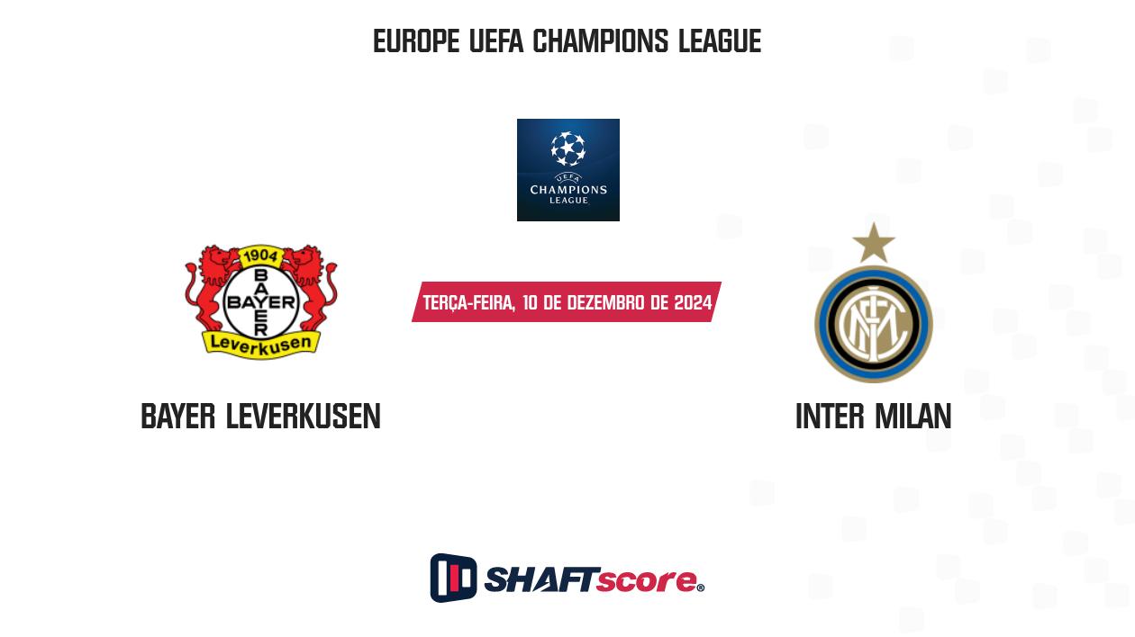 Palpite: Bayer Leverkusen vs Inter Milan