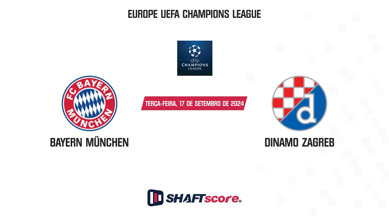 Palpite: Bayern München vs Dinamo Zagreb