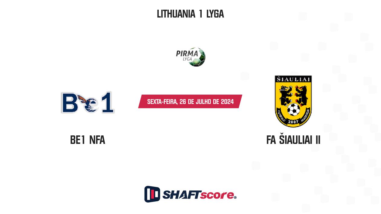 Palpite: Be1 NFA vs FA Šiauliai II