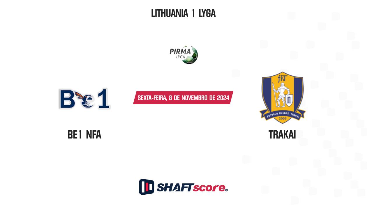 Palpite: Be1 NFA vs Trakai